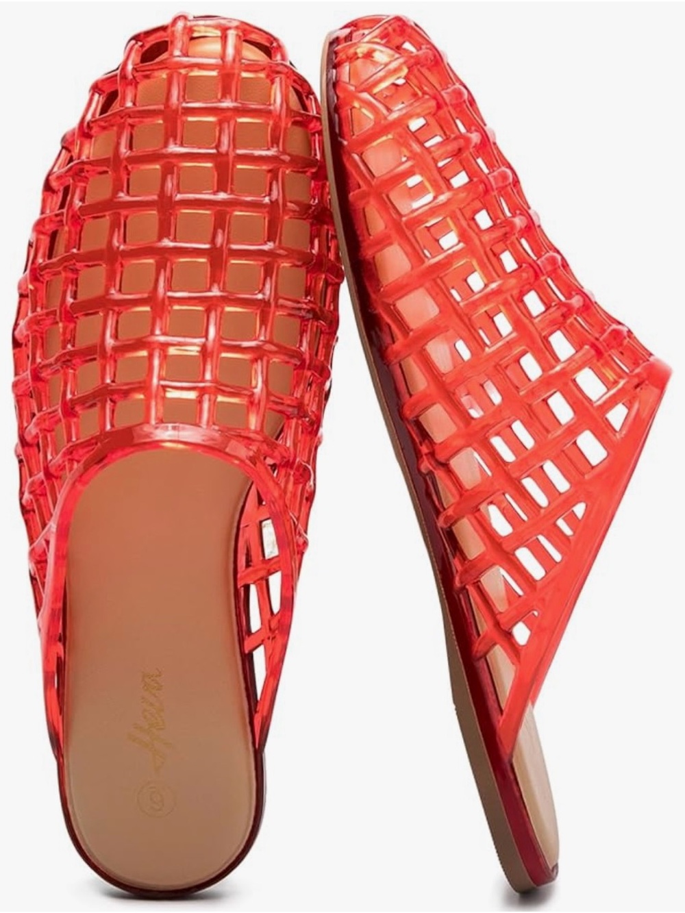 Red Jelly Sandals